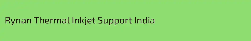 Rynan Thermal Inkjet Support India